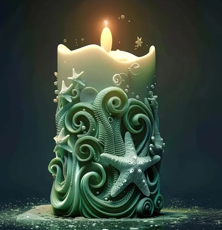 Sea Life Candle